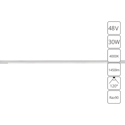 Магнитный трековый светильник Arte Lamp OPTIMA A7265PL-1WH